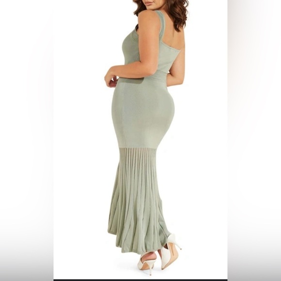 Marciano Chandra Rib Maxi Dress Size XS Slate Gray - Picture 5 of 12